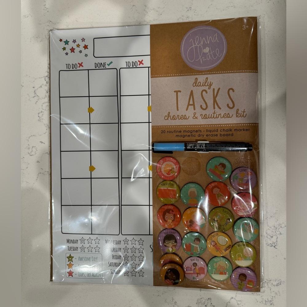 JENNA & KATE TASK (Magnet) BOARD